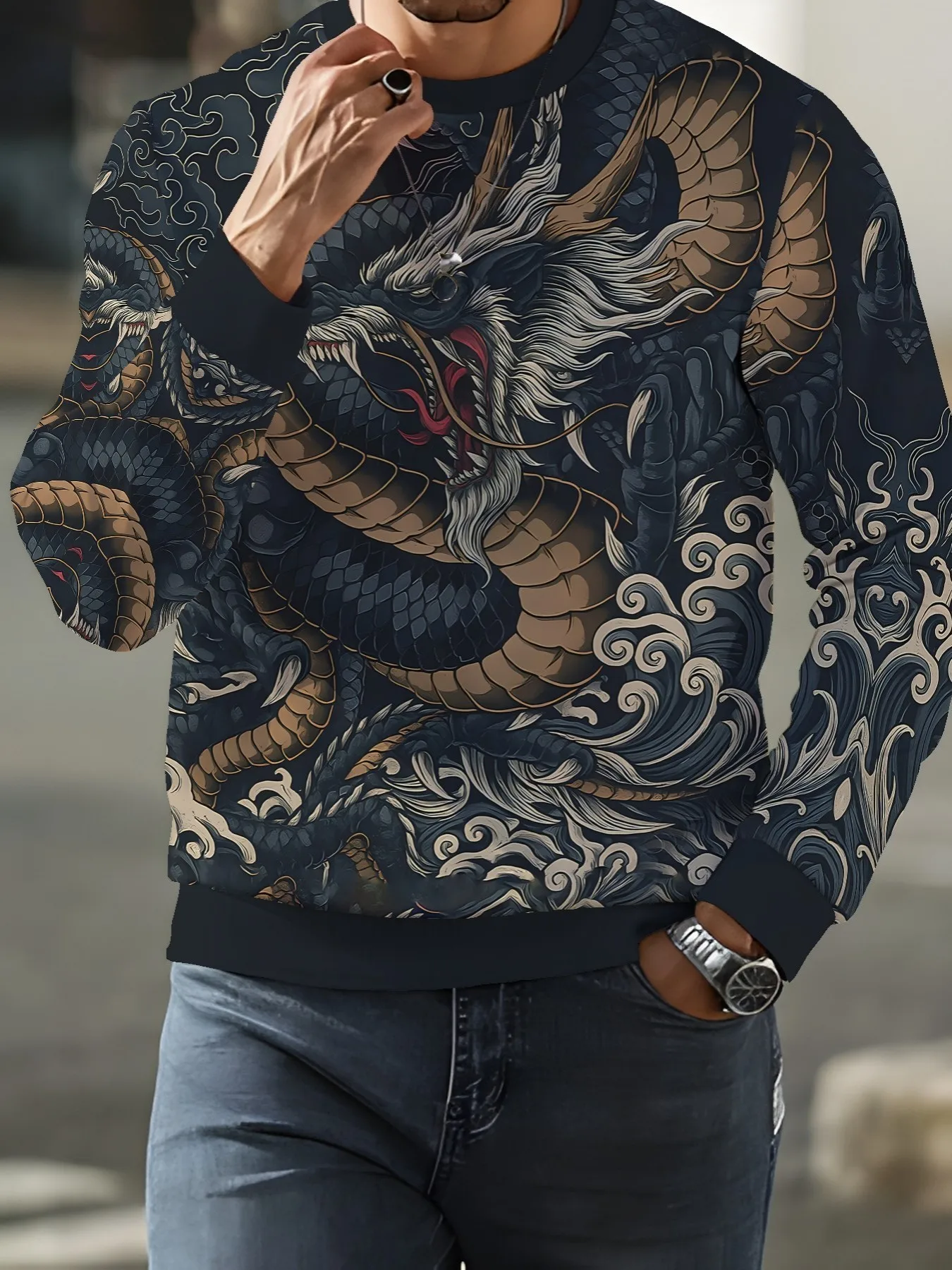 Fashion Street Night - New Trendy Dark Creature Unisex Crew