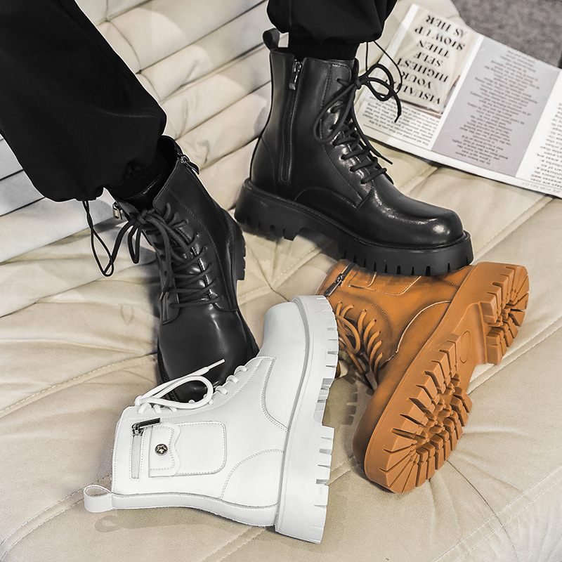 2025 Trend Men Boots Sneakers  - Street Fashion Men 2025 评论和价格