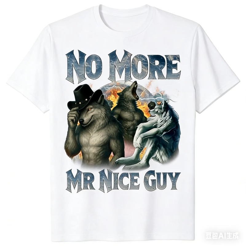 No More Mr Nice Guy Funny Alph - Street Fashion For Short Guys 评论和价格